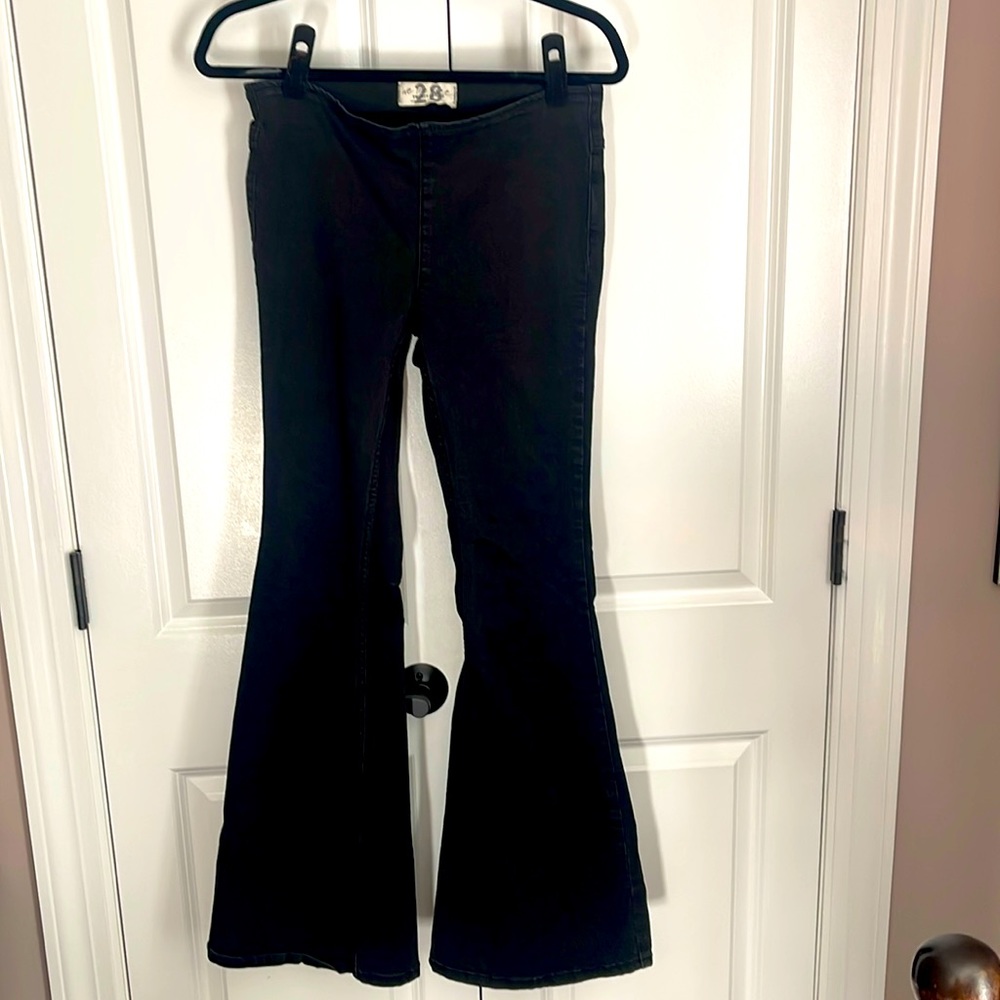 Free People Penny Pull on flare jeans